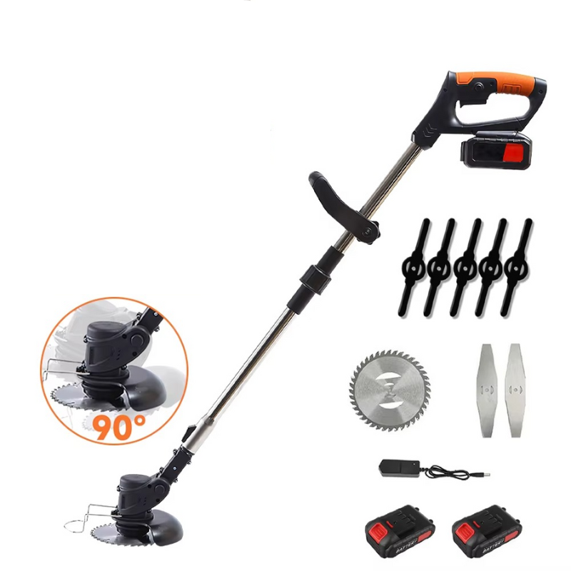 Débroussailleuse noire fiable pour entretenir les zones difficiles et les grands espaces