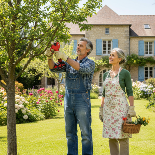 Sécateur rouge et noire Haute Précision – Moins d’Effort, Plus de Résultat