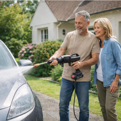Nettoyeur de pression conçu pour un nettoyage précis et économique en eau